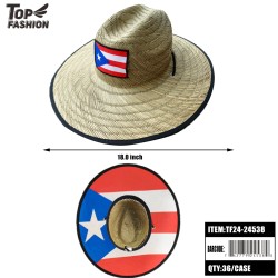 PUERTO RICO TOBACCO STRAW HAT 36PC/CS