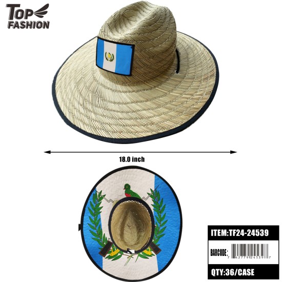 GUATEMALA TOBACCO STRAW HAT 36PC/CS