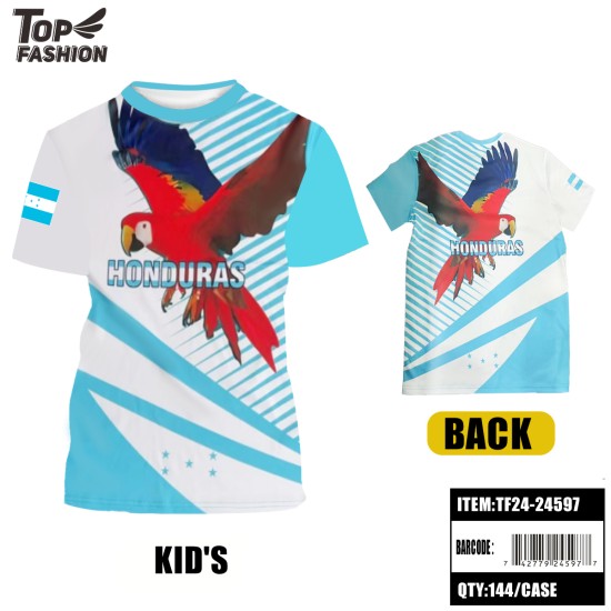 HONDURAS KIDS ROUND NECK SPORTS T-SHIRT 144PC/CS