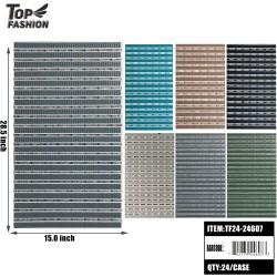 MIXED 6 COLORS BATHTUB ANTI-SLIP MAT 24PC/CS