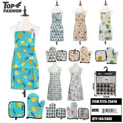 KITCHEN APRON - 28X27" MIX 6 STYLE  72PC/CS