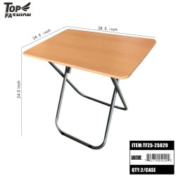 FOLDING RECTANGULAR TABLE LIGHT WOOD FINISH 2PC/CS FOLDING RECTANGULAR TABLE LIGHT WOOD FINISH 2PC/CS