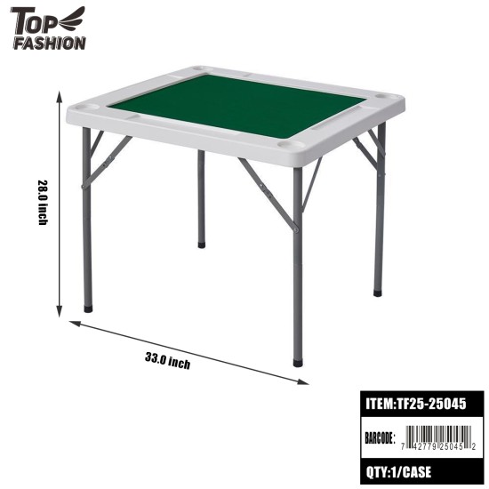 FOLDING MAHJONG  GAME TABLE 33X 28 INCHES 1PC/C