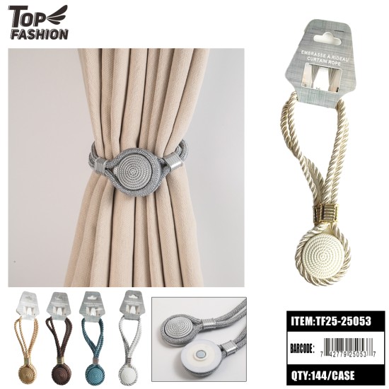 CURTAIN TIEBACK - MIX 6 COLOR 144PC/CS