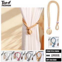CURTAIN TIEBACK - MIX 6 COLOR 144PC/CS