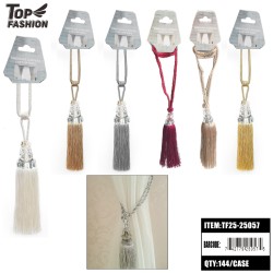 CURTAIN TIEBACK - MIX 6 COLOR 144PC/CS