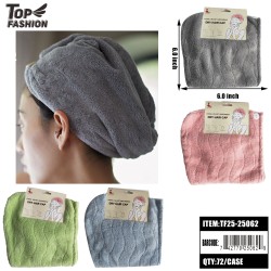 HAIR DRYING CAP - 10*26 MIX 4 COLOR 72PC/CS