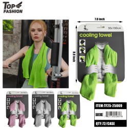 COOLING TOWEL - 12*40 MIX 6 COLOR 72PC/CS