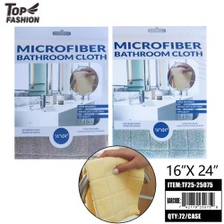 MICROFIBER BATHROOM CLOTH 12PC/PK 6PK/CS