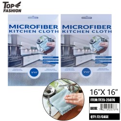 MICROFIBER KITCHEN CLOTH 12P/PK 6PK/CS