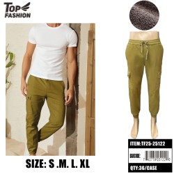 MENS CARGO JOGGER PANTS IN ARMY GREEN COLOR 36PC/CS MENS CARGO JOGGER PANTS IN ARMY GREEN COLOR 36PC/CS