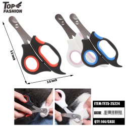PROFESSIONAL PET NAIL CLIPPER MIX 3 COLOR 12PC/12PK/144PC/CS