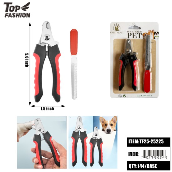 PROFESSIONAL PET NAIL CLIPPER SET SIZE S 12PC/12PK/144PC/CS
