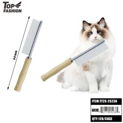 PET METAL GROOMING COMB 12PC/10PK/120PC/CS