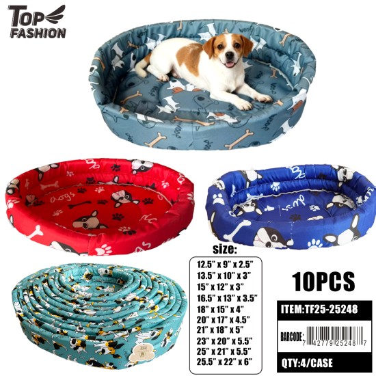 SOFT AND COMFORTABLE PET BED MIX SIZE (10PC/SET) 4SET/CS