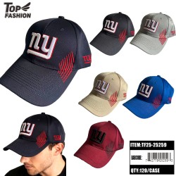 NY BASEBALL CAP SPORTS EMBROIDERED HAT 12PC/10PK/120PC/CS