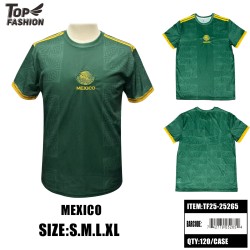 MEXICO GREEN COLOR SPORT T-SHIRT 12PC/10DZ/120PC/CS