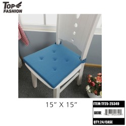 CHAIR CUSHION BLUE 15X15 6PC/4BG/24PC/CS