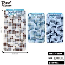 ANTI-SLIP BATHROOM MAT 3 COLORS 24PC/CS