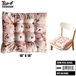 FLORAL CUSHION 16x16 PINK 48PC/CS