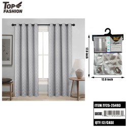 LOGAN SILVER ROOM DARKENING GROMMET CURTAIN 84 12PC/CS