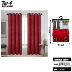 MASON BURGUNDY ROOM DARKENING GROMMET CURTAIN 84 12PC/CS