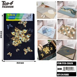 PRINTED FLOOR MAT MIX 6 STYLES 20X32 24PC/CS