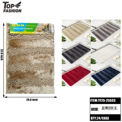 STRIPE PATTERN ANTI-SLIP MAT MIX 6COLORS 20X32 24PC/CS