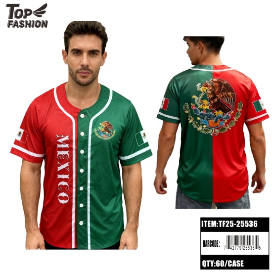 MEXICO BASEBALL JERSEY 12PC/6BAG/60PC/CS
