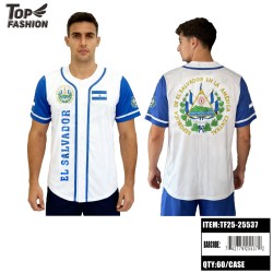 EL SALVADOR BASEBALL JERSEY 60PC/CS