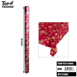 FLORAL PRINT ROLL TABLECOTH 22Y/ROLL 44Y/CS