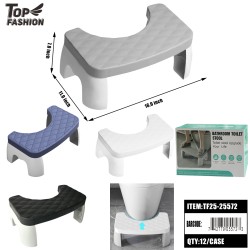 BATHROOM FOOT STOOL 4COLORS 12PC/CS