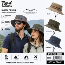 4COLORS OUTDOOR BUCKET HAT 12PC/BG/144PC/CS