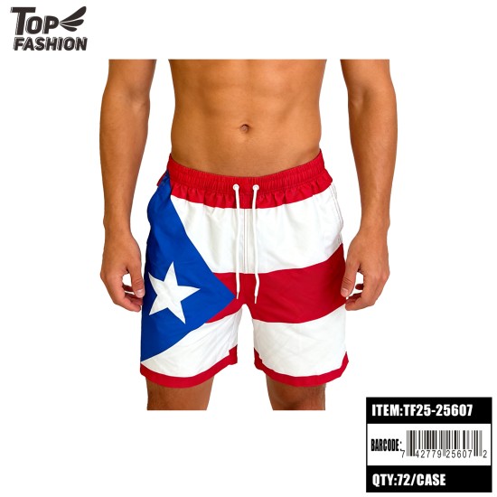 PUERTO RICO FLAG SHORTS (S-XXL) 72PC/CS