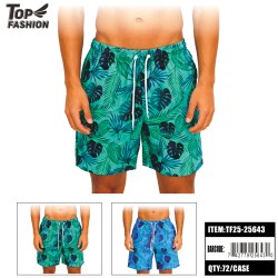 MIXED 2-COLOR LEAF BEACH SHORTS (S-XXL) 72PC/CS