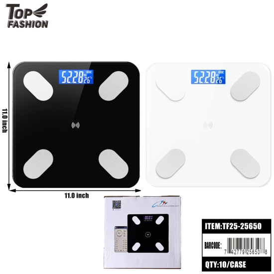 DIGITAL SMART BODY WEIGHT SCALE 10PC/CS