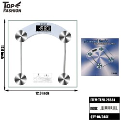 DIGITAL SMART BODY WEIGHT SCALE 10PC/CS