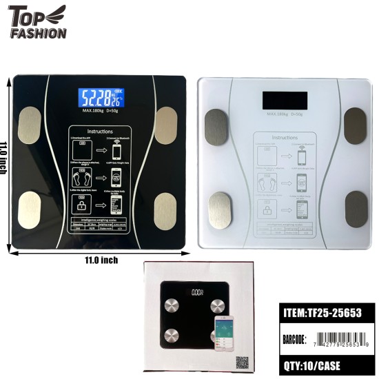 SMART BLUETOOTH DIGITAL BODY SCALE 10PC