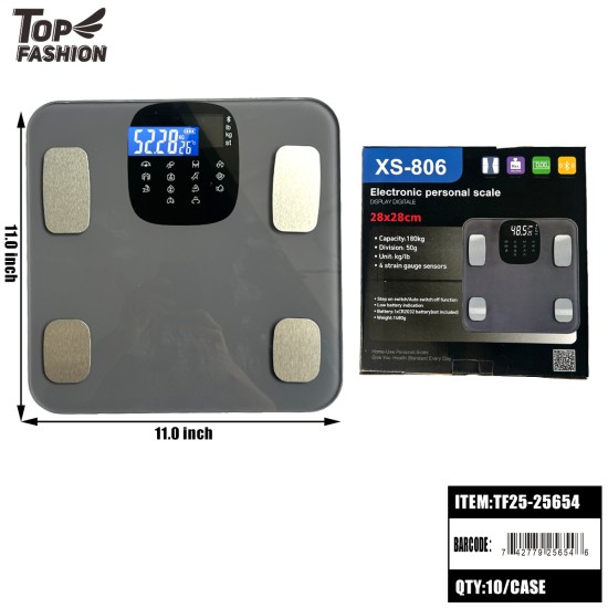 SMART BLUETOOTH DIGITAL BODY SCALE 10PC/CS
