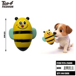 6 INCH CUTE BEE SHAPE DOG TOY 12PC/12BG/144PC/CS
