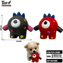 MONSTER SQUEAKY LATEX DOG TOY 2COLOR 12PC/12BG/144PC/CS