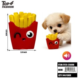 FUN FRENCH FRIES PET TOY 12PC/12BG/144PC/CS