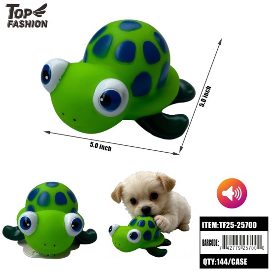 URTLE-SHAPED PET SQUEAK TOY 12PC/12BG/144PC/CS