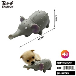 CUTE ELEPHANT-SHAPED PET SQUEAK TOY 12PC/12BG/144PC/CS