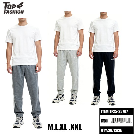 MENS CASUAL SWEATPANTS 3COLORS 6PC/6BG/36PC/CS