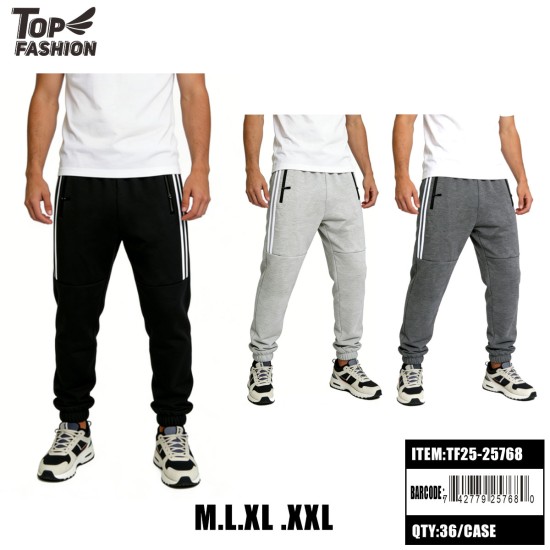 MENS CASUAL JOGGER PANTS 3COLORS 6PC/6BG/36PC/CS