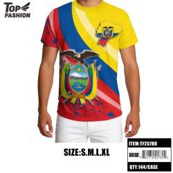 SPORTS T-SHIRT ECUADOR ROUND NECK 144PC/CS