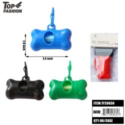 4COLOR PET WASTE BAG DISPENSER HOLDER 12PC/8BG/96PC/CS