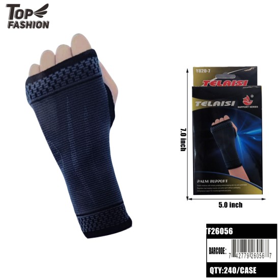 ELASTIC PALM & WRIST SUPPORT SLEEVE 12PC/20BG/240PC/CS