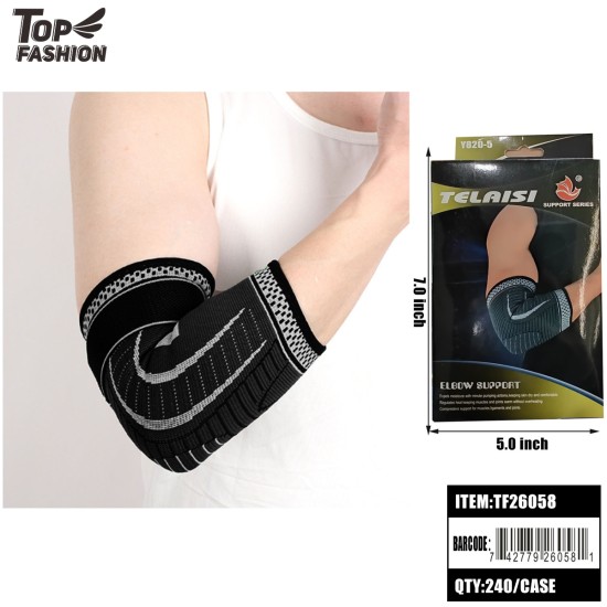 ELASTIC ELBOW SUPPORT SLEEVE 12PC/20BG/240PC/CS